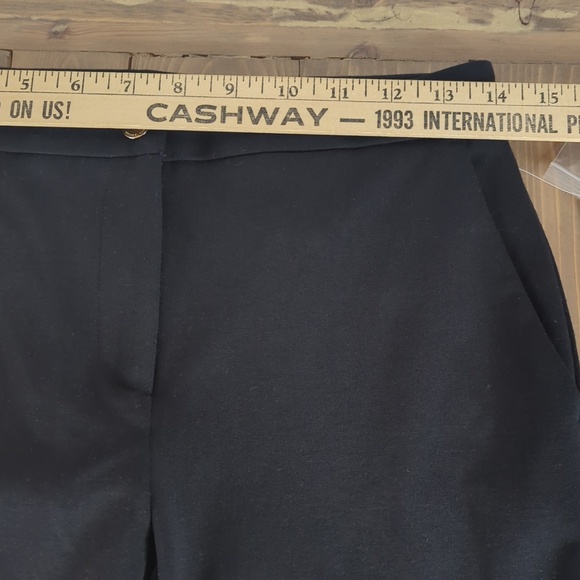 Michael Kors NWT Black Ruffle-Hem Capris Pants XS - Picture 7 of 11
